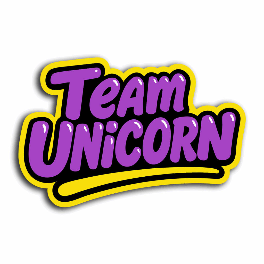 Team Unicorn Sticker – Official Supporter Edition